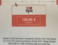 Gutschein Mama SPA  125 € Baden-Württemberg - Tamm Vorschau
