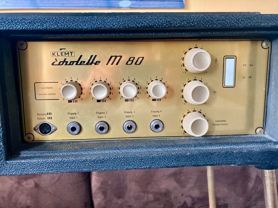 Echolette m80 + ng 51 Set Vintage Amp 60s Tapeecho in Pössneck