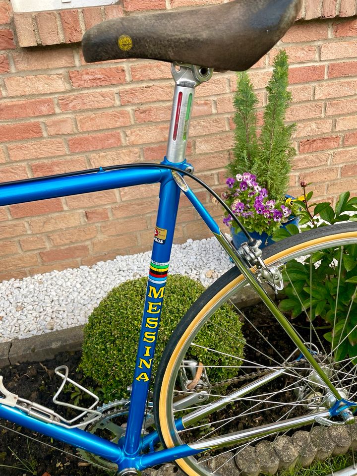 Seltenes Vintage Rennrad Messina 58cm Retro Stahl in Gescher