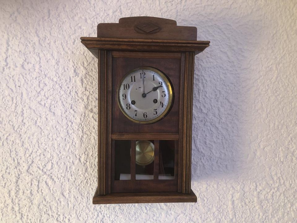 Alte Junghans Wanduhr, Regulator, Pendeluhr, Schlagwerk (Video) in St. Ingbert