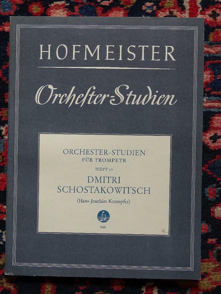 Trompete Orchesterstudien Band 10 Schostakowitsch  neu in Puchheim