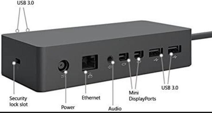 Microsoft Surface Dock model 1661 mit Netzteil 1749 und mehr in Raisting