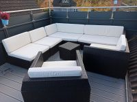 Anthrazit Polyrattan Luxus Gartenlounge XXL mit Gebrauchsspuren Niedersachsen - Burgwedel Vorschau