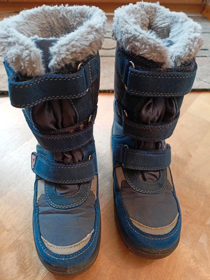 Lurchi Winterstiefel Gr. 32 dunkelblau in Tiefenbach