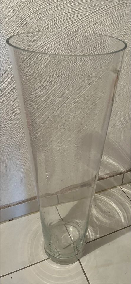 Glas Vase groß dekoglas 70cm hoch Bodenvase in Baden-Württemberg - Wiesloch  | eBay Kleinanzeigen ist jetzt Kleinanzeigen