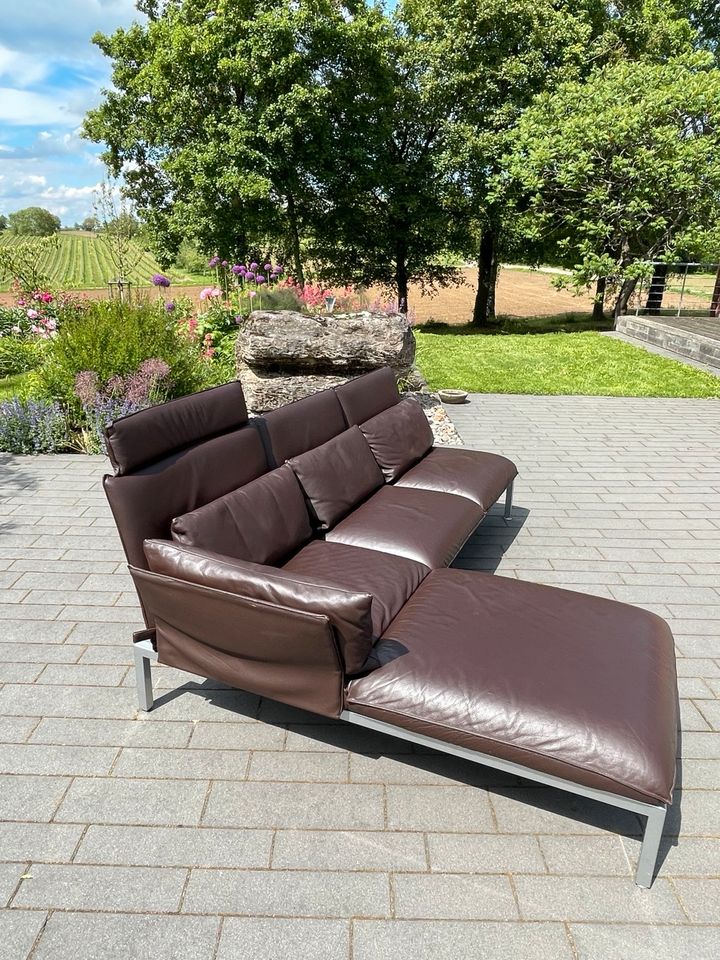 Brühl & Sippold Roro Leder Sofa Braun Ecksofa Funktion Couch in Lahr (Schwarzwald)