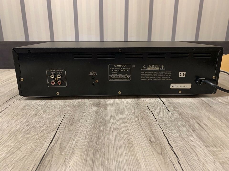 ONKYO Tape Deck TA-6210 Stereo Cassette in Nideggen / Düren