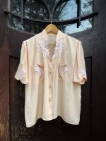 Vintage Coquette Satin Spitzen Bluse Kr. München - Ottobrunn Vorschau