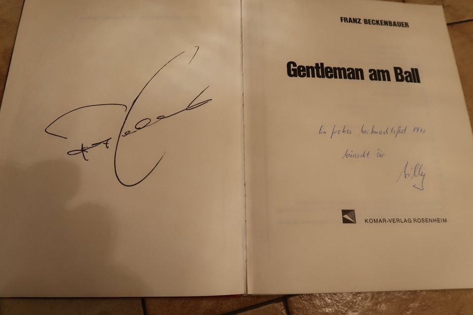 Beckenbauer Buch von 1968 in Heimertingen