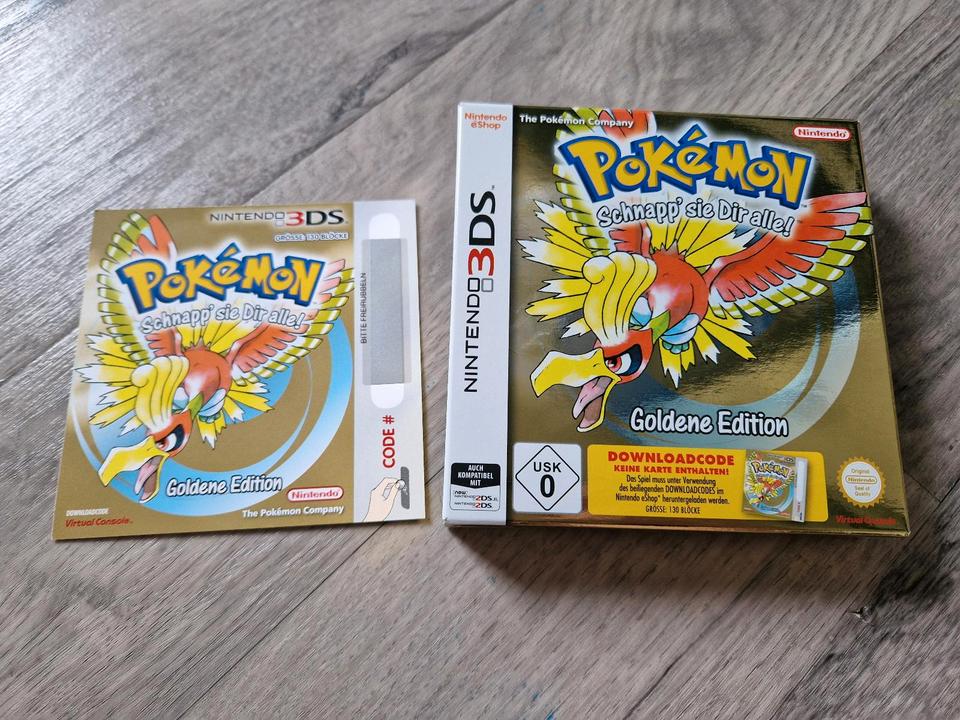 !Unbenutzt! Pokemon goldene Edition Code für Nintendo 3DS in Calbe (Saale)