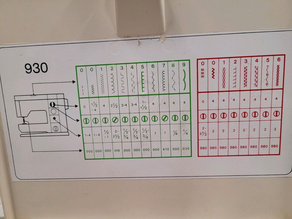 Bernina 930 record Nähmaschine mit Kniehebel in Wesel