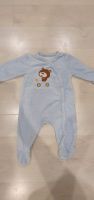 Baby Schlafanzug Größe 50 blau Teddy Bär Strampler ergee Nordrhein-Westfalen - Schermbeck Vorschau