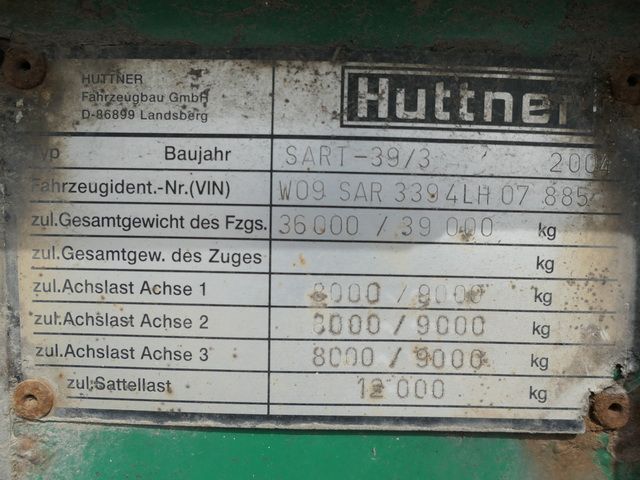 Holzauflieger, Rungenauflieger in Sittensen