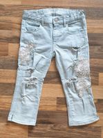 Guess Kids * Capri kurze Jeans hellgrau Stickerei * Gr. 128/134 Sachsen-Anhalt - Nachterstedt Vorschau