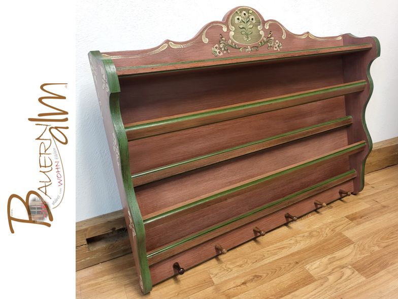 Voglauer 1800 rosa Tellerregal Regal Wandboard Küche shabby 299€* in Fulda