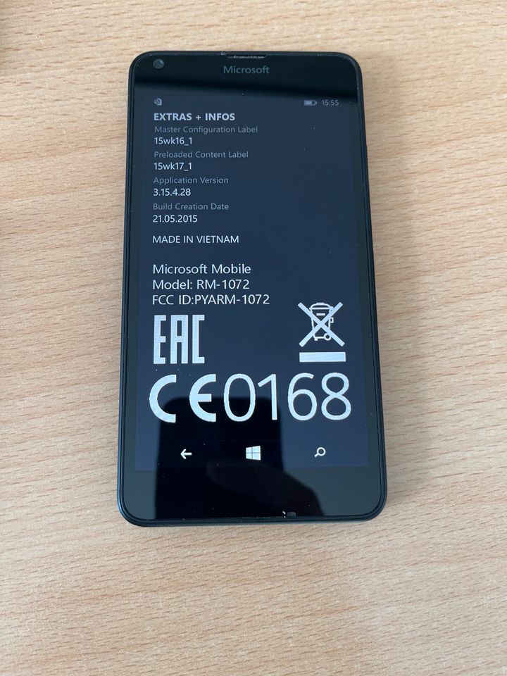 Microsoft Lumia 640 LTE Denim RM-1072 Handy in Mannheim
