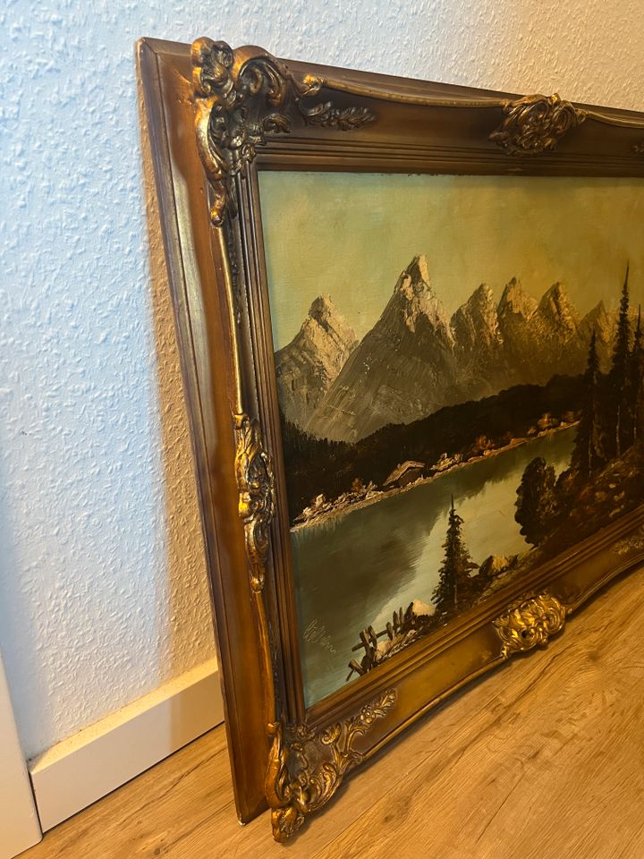 Bild Gemälde Öl Berge in Dormagen
