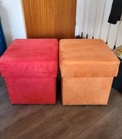 Hocker rot, orange Kiste Stauraum Sofa Sessel Spielzimmer Niedersachsen - Oldenburg Vorschau