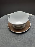 Sauciere mit Teller einteilig Rosenthal Form 2000 Goldstruktur Hessen - Ronshausen Vorschau