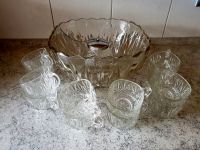 Bowle Set aus Kristall mit 12 Gläsern - Vintage Schleswig-Holstein - Glinde Vorschau