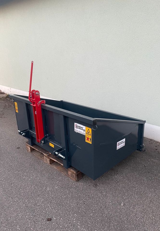 Heckcontainer für Traktor Heckschaufel Heckmulde kippbar TL 180cm in