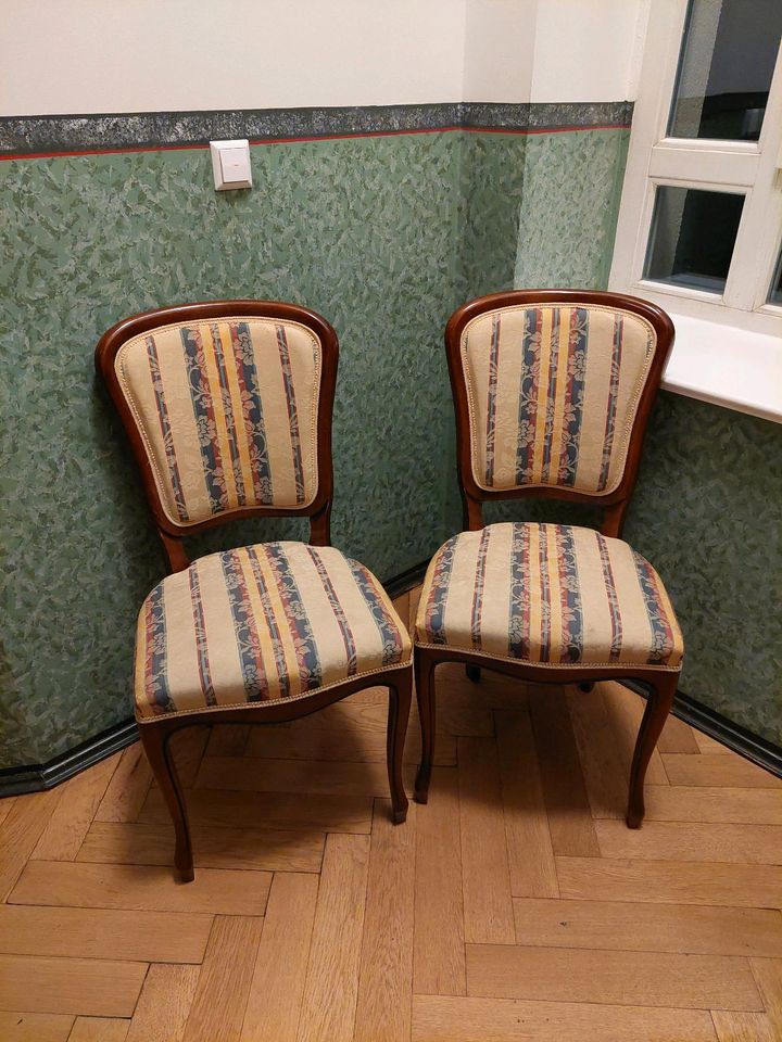 4x Stühle antik Biedermeier Vintage Barock Gründerzeit Kirschholz in Leipzig