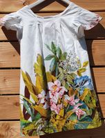 Sommerkleid Tunika in weiß mit Blumen von Zara - Gr. 134 Bayern - Köfering Vorschau