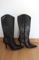 Lederstiefel von 5th Avenue in Gr. 40 schwarz neuwertig Niedersachsen - Osnabrück Vorschau