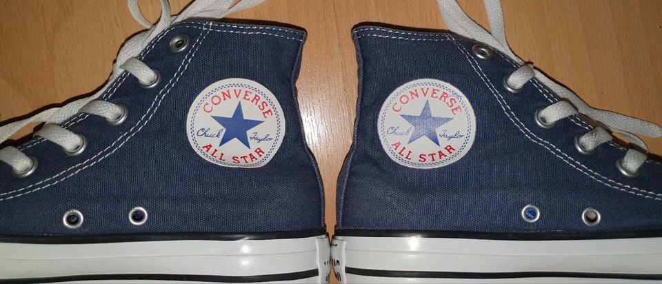 CONVERSE Chucks High 37 BLAU Turnschuhe HOCH Sneakers 4,5 in Essen