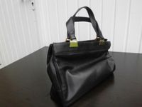 Leder Tasche Echtleder schwarz Omas Handtasche Vintage Retro Flensburg - Fruerlund Vorschau