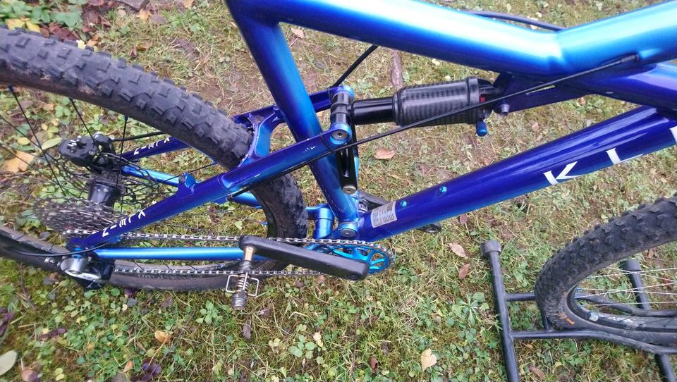 MTB Rahmen Klein Adept Race, zweifarbig blau, Gr. M/L, 26", gebr. in Bovenden
