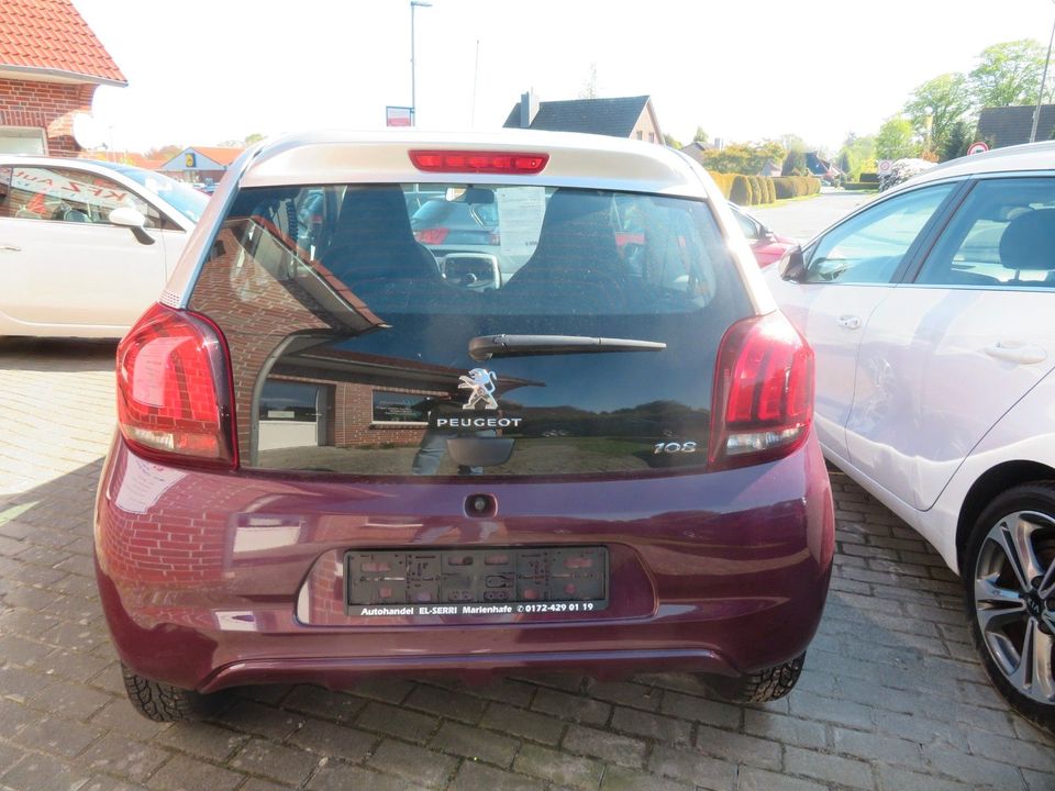 Peugeot 108 Active Klima,El.FH,ALU,GJR,(Sondermodell++ in Upgant-Schott