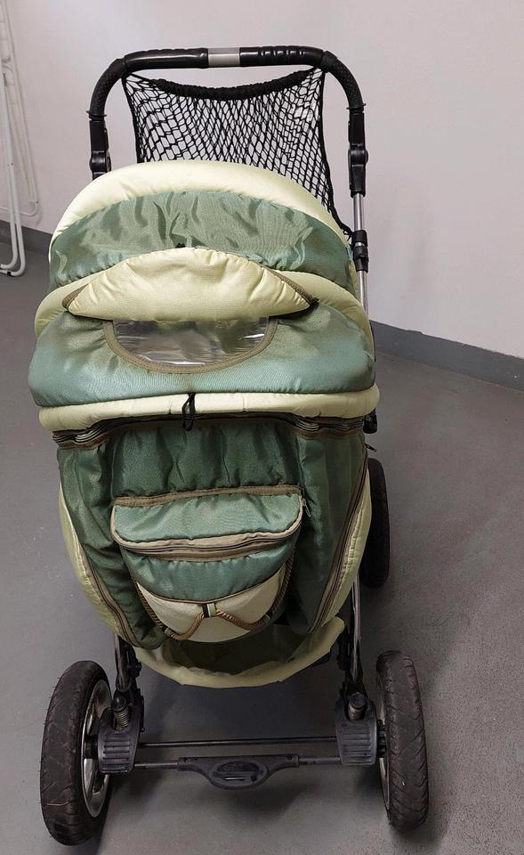 Kombi Kinderwagen Kaps3 City driver Luftreifen gefedert grun in Niedersachsen Bad Sachsa kleinanzeigen