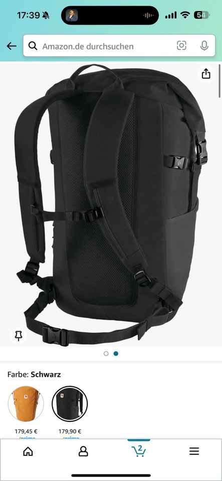 Fjäll Räven Ulvö Rolltop Rucksack neu 30 Liter schwarz in Hannover