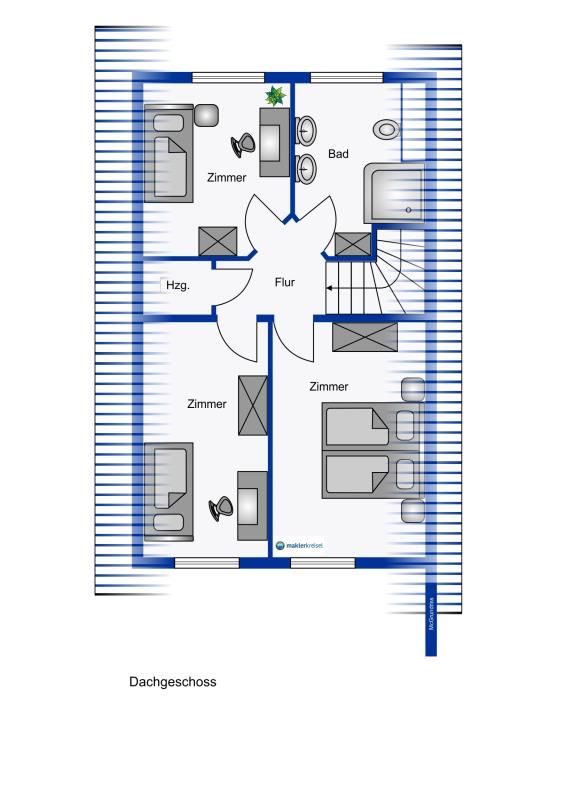 Kapitalanlage oder Eigennutzung: Solides Reihenmittelhaus mit Terrasse in Jever in Jever