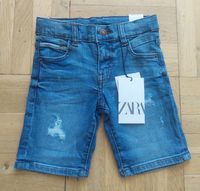 NEU Shorts ZARA Gr. 110 Jungs blau kurze Hose Jeans Jeanshose Jea München - Bogenhausen Vorschau