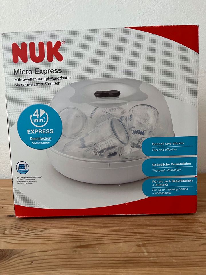 Neuwertig NUK Mikrowellen Dampf-Vaporisator Sterilisator in Bayern -  Leidersbach | Babyausstattung gebraucht kaufen | eBay Kleinanzeigen ist  jetzt Kleinanzeigen