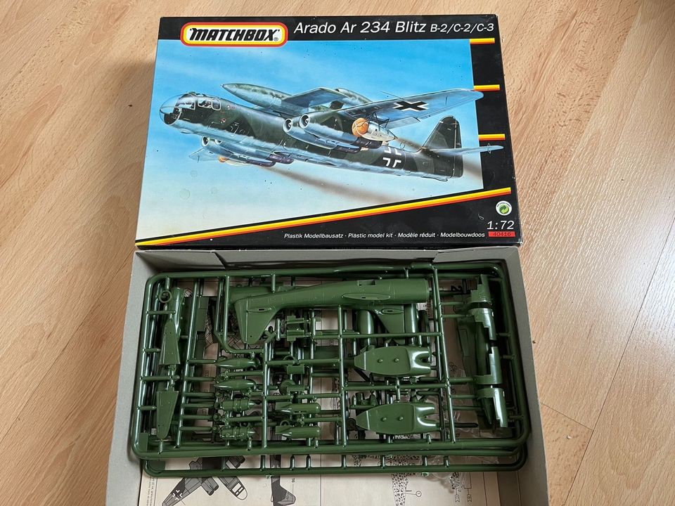 Modellbau matchbox Arado Ar 234 Blitz in Haimhausen