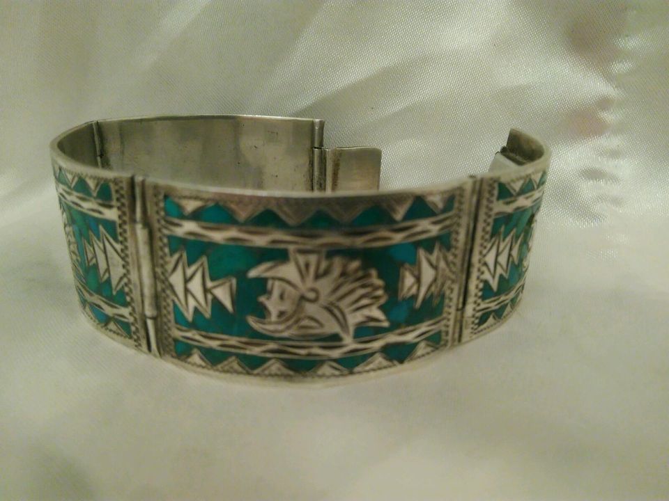 Armband 925er Silber Mexico Taxco? Azteken Vintage in Hilchenbach