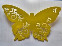 Schmetterling aus Metall in gelb (Zustand neu, ungenutzt) Chemnitz - Kappel Vorschau
