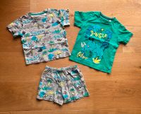 Set Shorts und 2 T-Shirts 98/104 Dschungel grün Outfit Bayern - Seeshaupt Vorschau