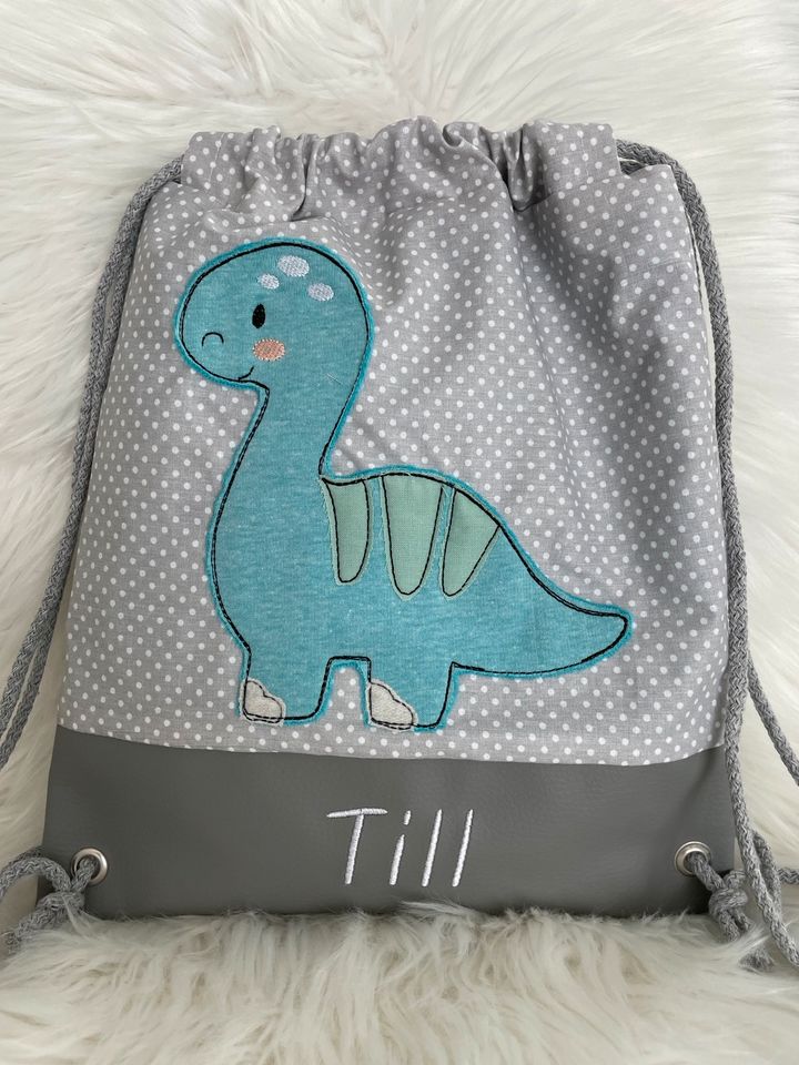 Turnbeutel, Rucksack. Kindergartentasche, handmade mit Namen in Hohnhorst