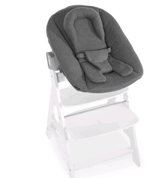 hauck Babyaufsatz Alpha Bouncer Premium Jersey Charcoal in Castrop-Rauxel