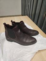 Burgunderfarbene Stiefel für Übergangszeit Dresden - Johannstadt Vorschau