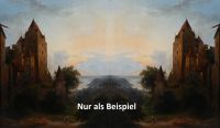 Suche Gemälde Kunst Schloß Burg mit Rahmen Hessen - Frielendorf Vorschau