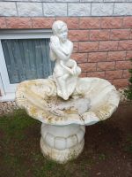 Wasserspeier Brunnen Pflanzdeko massiv Beton Garten Steinfigur Hessen - Korbach Vorschau