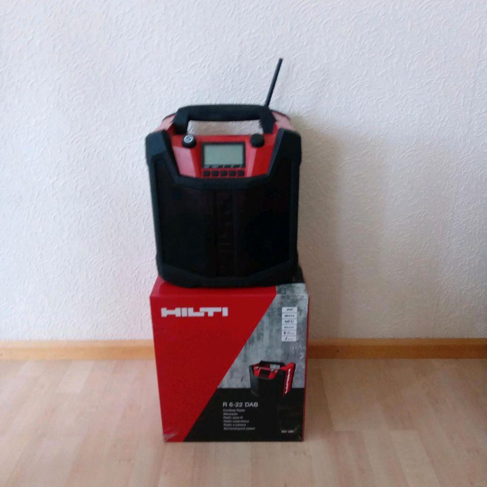 HILTI NURON R 6-22 DAB Akku-Baustellenradio NEU!!!!!! in Voerde (Niederrhein)