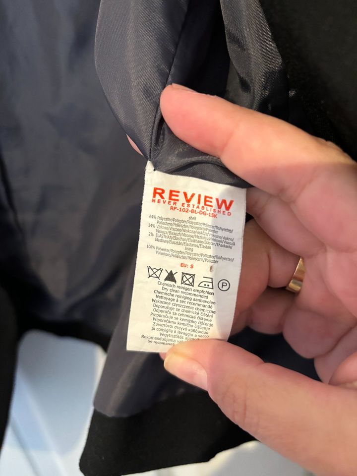 Blazer Review Schwarz Gr. S Jackett Sakko Business in Meerbusch