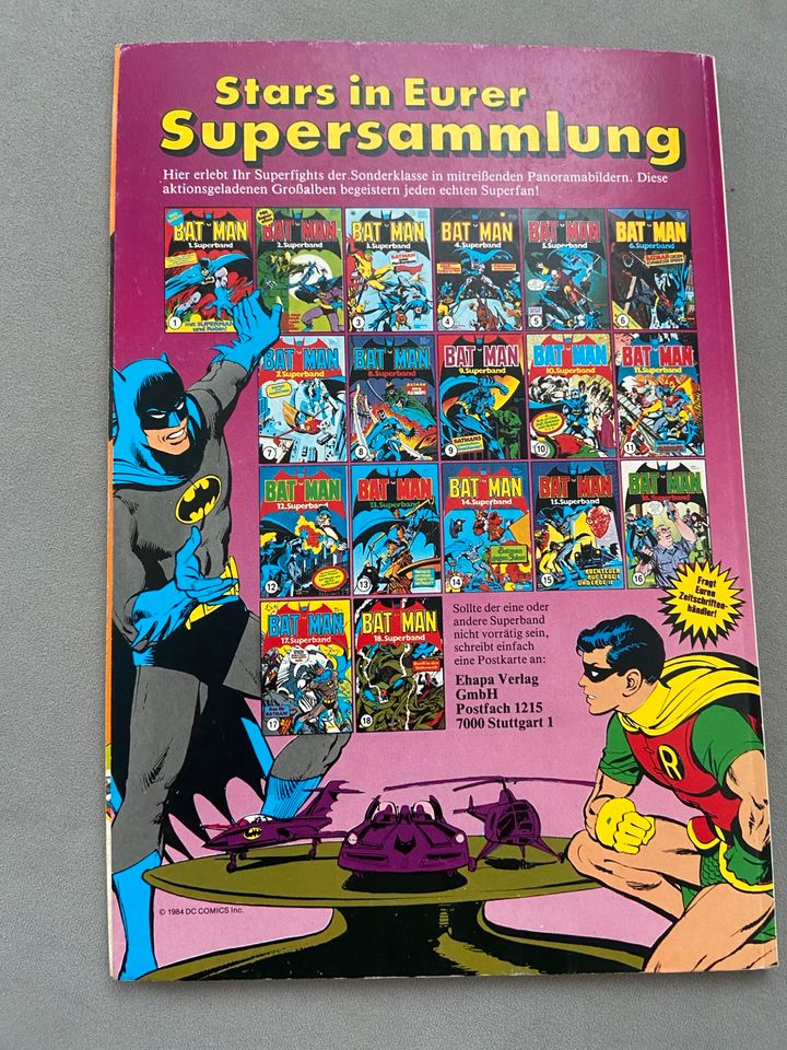 Batman 19.Superband Ehapa 1984 in Laupheim