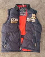 Camp David Weste mit echt Leder XL blau/schwarz incl. Versand Sachsen-Anhalt - Merseburg Vorschau